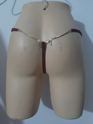 Tangas,hilos De Encaje Lenceria Con Pedrería