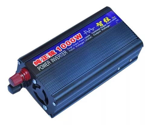 Inversor 12V 220V 1000W (2000W) Onda pura