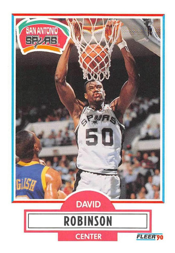 Fleer Basketball 172 David Robinson San Antonio Spurs Tarjet