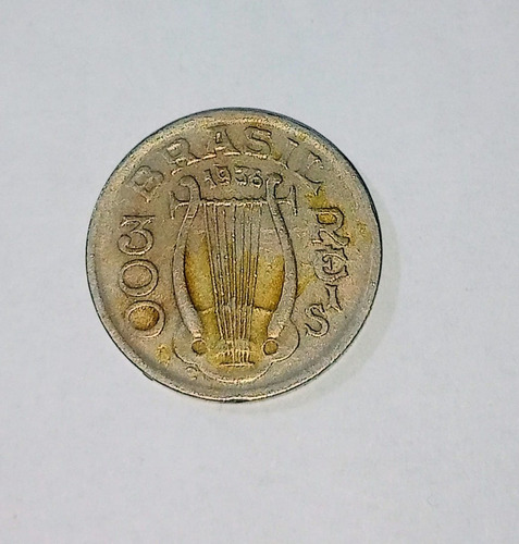 Moneda De Brasil 300 Ries 1936 Vf. Gomez K538
