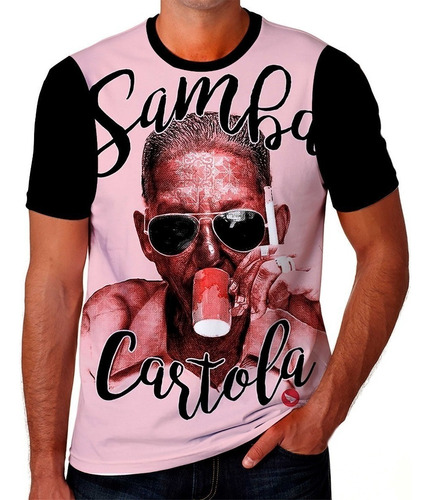 Camisa Camiseta Cartola Cantor Mbp Samba Raiz Sucesso