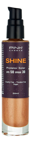 Pink Cheeks Protetor Solar Shine Dry Oil Iluminador Fps 50 