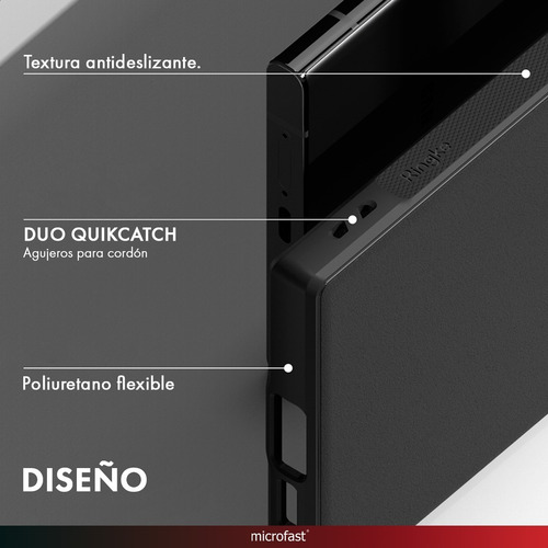 Imagen 10 de 10 de Funda Ringke Para Samsung S23 Ultra Onyx Black Anti Impacto