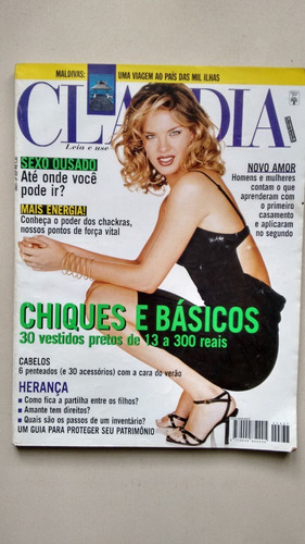 Revista Claudia 437 Letícia Birkheur Moda Sexo Ano 1998 E650