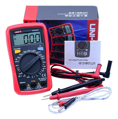 Multímetro Ut33c/plus Tester Multimetro De Bolsillo Uni-t®
