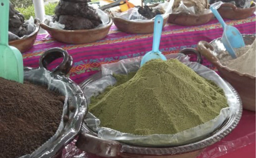 Mole En Polvo Artesanal Verde Con Pepita Sin Conservador 1kg