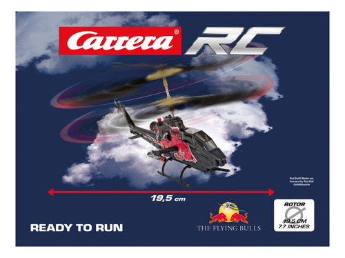 Helicoptero Carrera Red Bull Cobra Tah Rojo