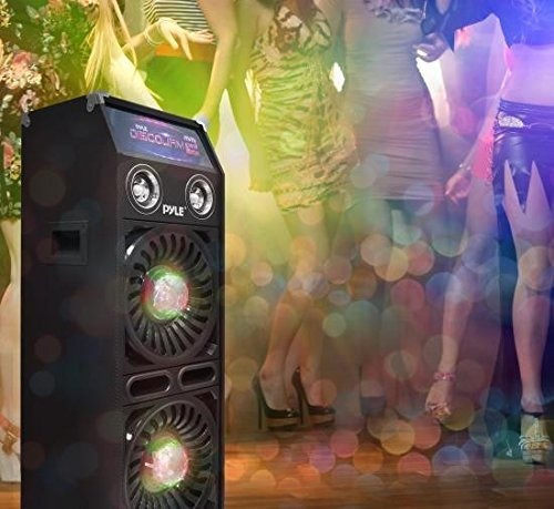 Disco Jam 2 bluetooth Activo Powered Pa Altavoz Luz Dj Usb