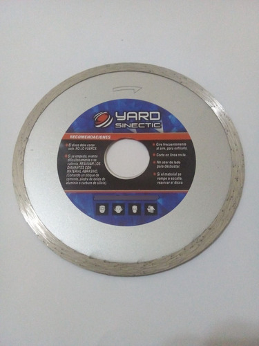 Disco Diamantado Profesional 115 Mm Liso 1ra Marca Oferta! 