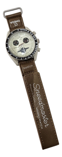 Reloj Speedmaster Cuarz Marrón Negro Negro (Reacondicionado)