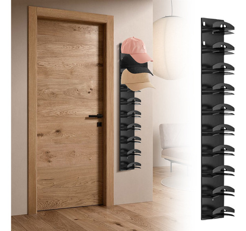 Estante Para Guardar Gorras De Béisbol, De Pared, Multicap
