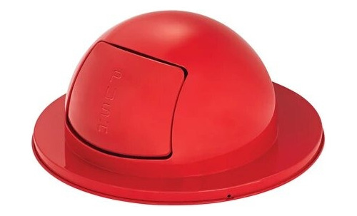 Tapa Roja En Forma De Domo Marca Rubbermaid