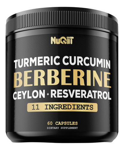 Suplemento De Berberina Con Curcumina De Curcuma 4500 Mg Tra