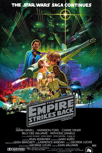 Posters Cine Star Wars Empire Strikes Back Peliculas 90x60