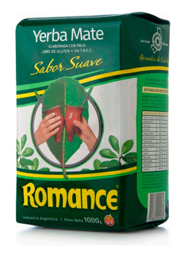 Yerba  Suave 1 Kg Romance Yerbas