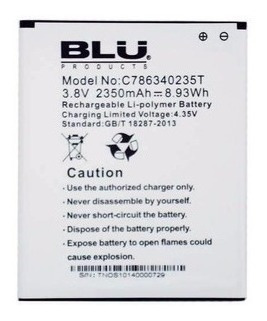 Batería Blu Studio 5.5s D630 D630u D630l C786340235t Pila