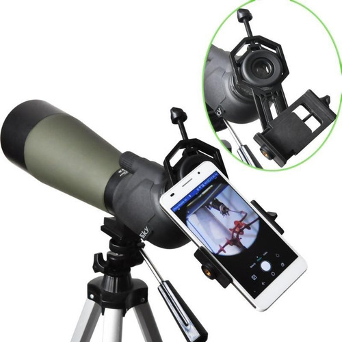 Adaptador Universal Celular A Telescopio Microscopio