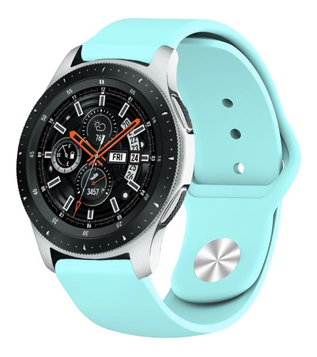 Extensible Deportivo Liso De Lujo Para Galaxy Watch 46 Mm Turquesa