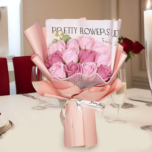 De Jabón, Regalos Del Día De Valentín, Flores De Rosas