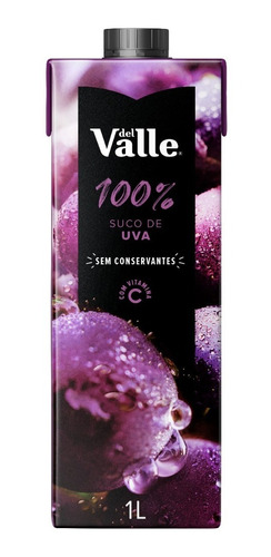 Suco Del Valle 100% Uva  1l