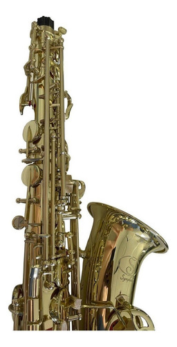 Saxofón Alto Symphonic As-01 Eb Laqueado Color Dorado