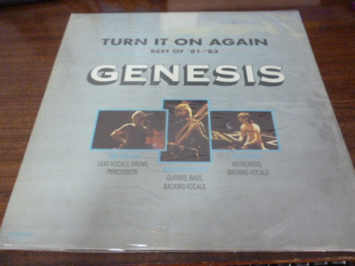 Genesis Turn It On Again Best Of 81 83 Vinilo Argentino