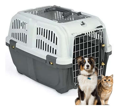 Transportadora Canil Perros Gatos Italiana Skudo 2 Open