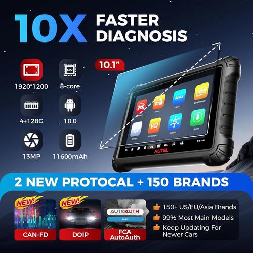 Scanner Automotriz Autel Ms906max Programacion Ecu +40 Servi
