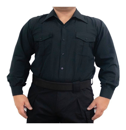 Camisa Negra Policia Federal Arciel