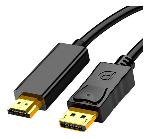 Adaptador De Cable Displayport A Hdmi 4k De 6 Pies, Alta Vel