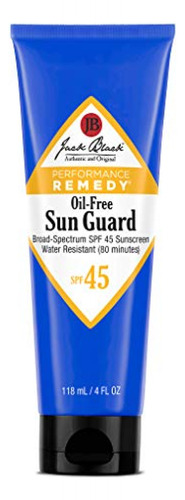 Jack Black, Protector Solar Sin Aceite Spf 45, 4 Onzas Líqui