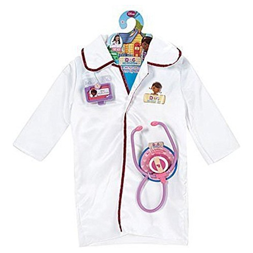 Disney Doc Mcstuffins Dress Up Doctor Coat Disfraz Set