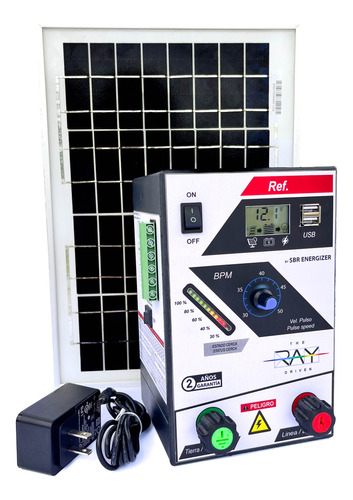 Cerca Electrica Solar 30 Km / 105 Hectareas / Dual 12 V