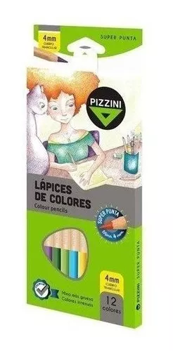 Lapices De Colores Acuarelables X12 Pizzini Lml3712