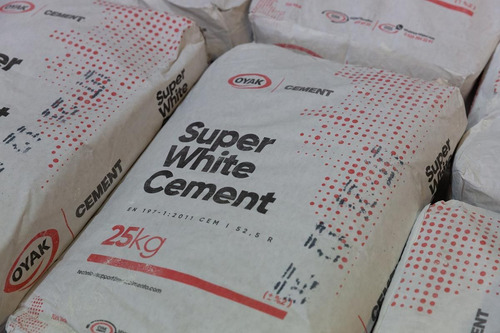 Cemento Blanco Oyak, Cemento Portland Super White X 25kg