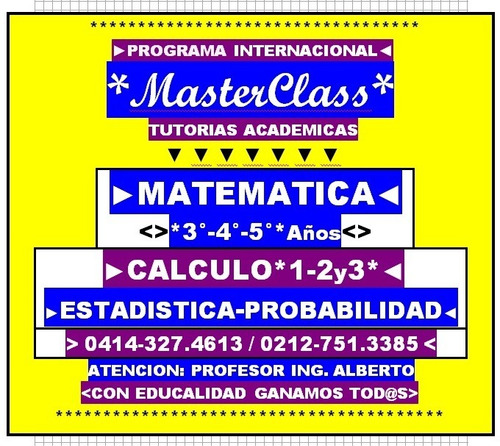 Imagen 1 de 10 de Matematica- Estadistica- Calculo