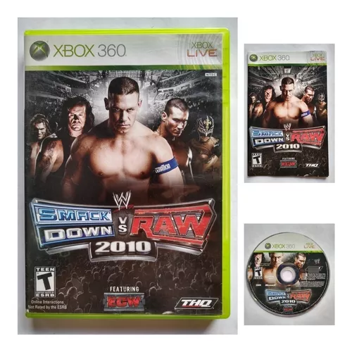 Jogo WWE SmackDown Vs. Raw 2010 - Xbox 360 na Americanas Empresas