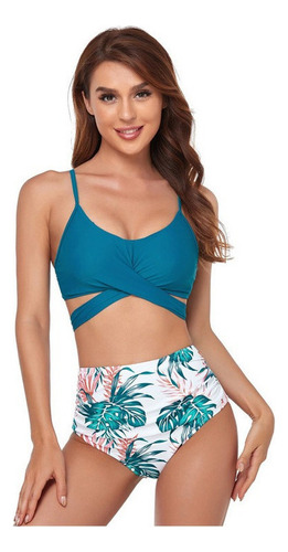 Bikini De Talle Alto Con Traje De Baño Summer Soul