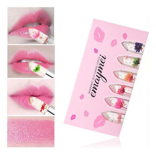 Brillo De Labios Magic Beautiful Flowers Crystal Jelly D