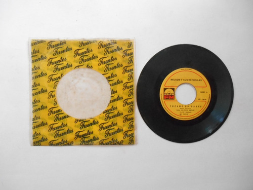 Disco Vinilo Nelson Y Sus Estrellas Tocame Un Porro 45 Rpm 