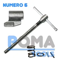 Comprar Kit Tornillo Gusano Tuerca Resorte Chaveta Morsa Barbero N°6