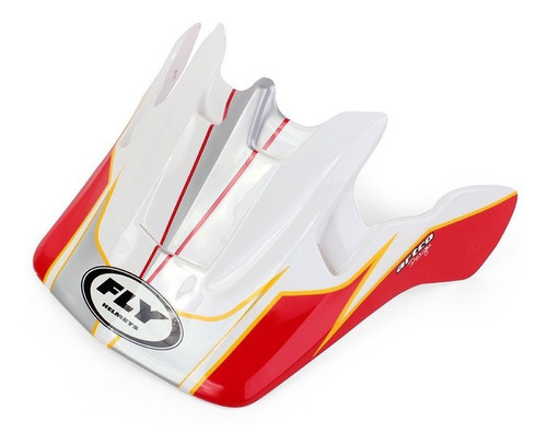Pala Para Capacete Fly Racing 303 Red/white