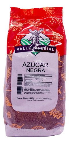 Azúcar Negra 500 Gr. Marca Valle Imperial