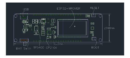 T- T18- Wifi Y Módulo 18650 De Batería Esp32