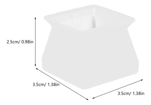 Alfombrilla De Silicona Para Silla De Escritorio, 10 Unidade