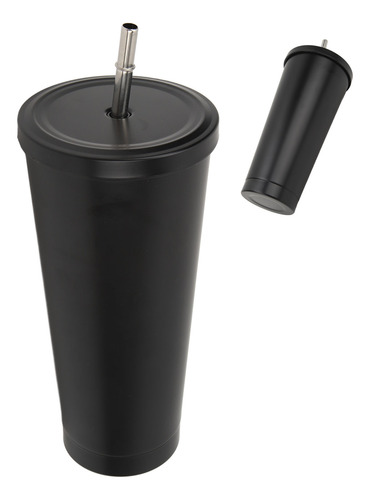 Vaso De Acero Inoxidable Con Pajita Térmica De Gran Capacida