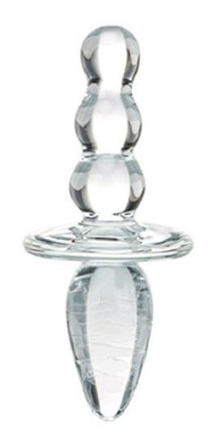 Gläs Beaded Butt Plug, Glas 20, Transparente, 1, 1