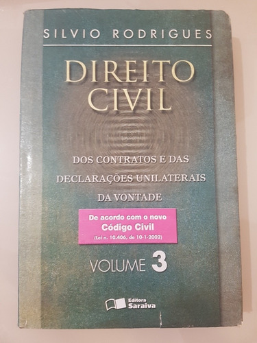 Livro Direito Civil: Parte Geral Vol 3 Silvio Rodrigues