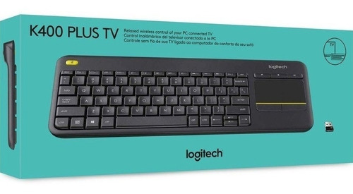 Teclado Inalámbrico Logitech K400 Plus Español Color Negro