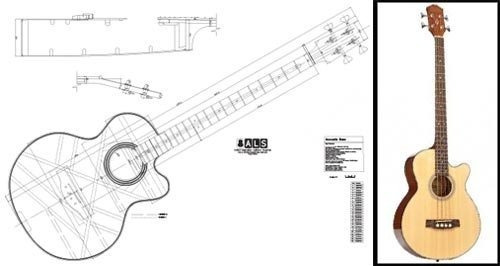 Plan De Un Bajo Acústico Impresión A Escala Completa